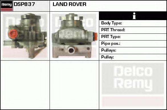 DELCO REMY DSP837 Гідравлічний насос, кермо