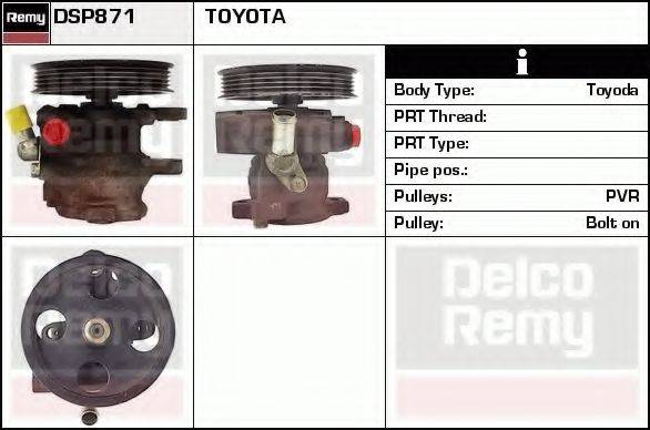 DELCO REMY DSP871 Гідравлічний насос, кермо