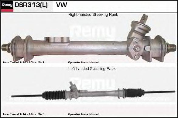 DELCO REMY DSR313L Рульовий механізм