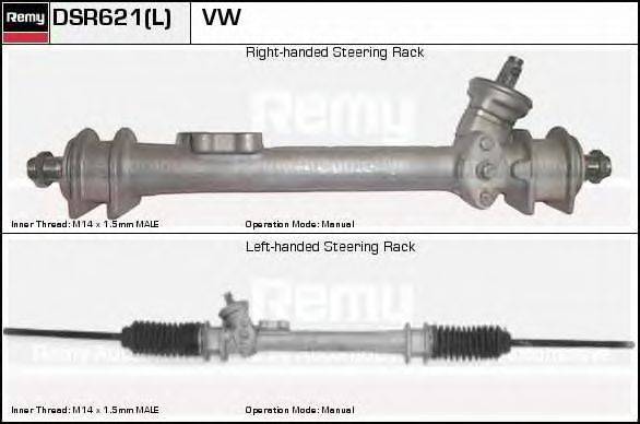 DELCO REMY DSR621L Рульовий механізм