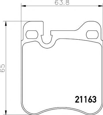 PAGID T1157 Комплект гальмівних колодок, дискове гальмо