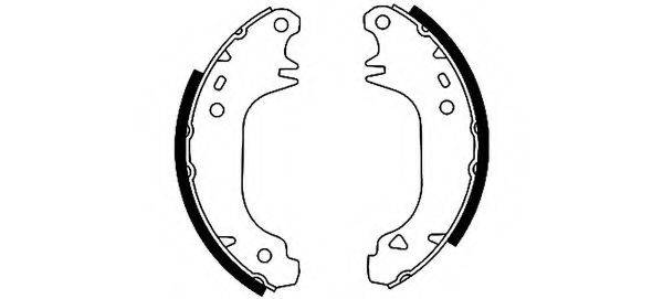 PAGID H9195 Комплект гальмівних колодок