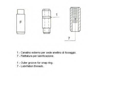 METELLI 011369 Напрямна втулка клапана