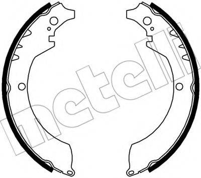 METELLI 530033 Комплект гальмівних колодок
