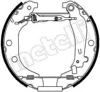 METELLI 510078 Комплект гальмівних колодок