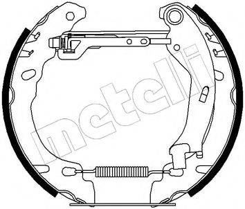METELLI 510194 Комплект гальмівних колодок