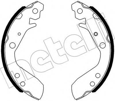 METELLI 530567 Комплект гальмівних колодок