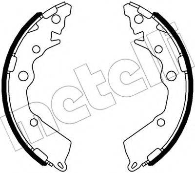 METELLI 530588 Комплект гальмівних колодок