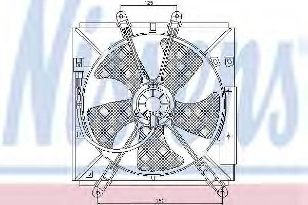 NISSENS 85330 Вентилятор, охолодження двигуна