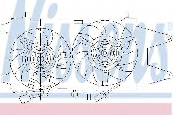 NISSENS 85481 Вентилятор, охолодження двигуна