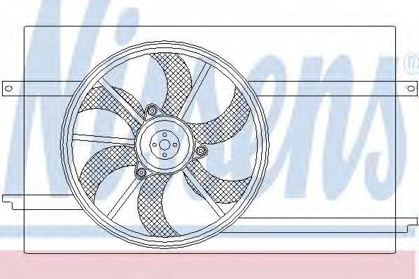 NISSENS 85590 Вентилятор, охолодження двигуна