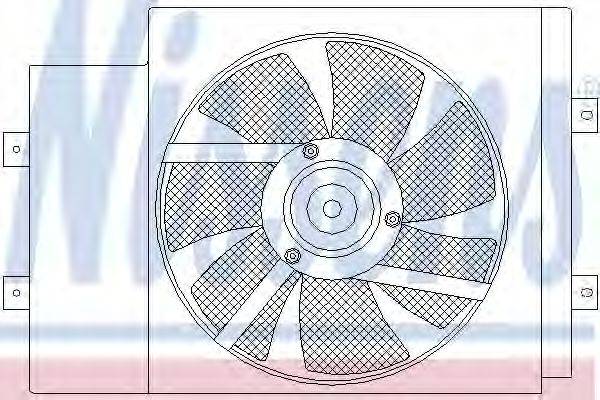 NISSENS 85594 Вентилятор, охолодження двигуна