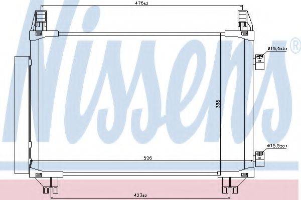 NISSENS 940050 Конденсатор, кондиціонер