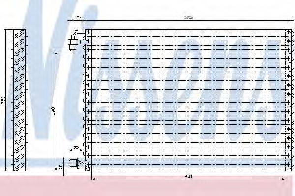 NISSENS 94003 Конденсатор, кондиціонер