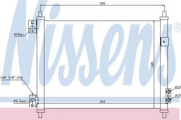 NISSENS 940078 Конденсатор, кондиціонер