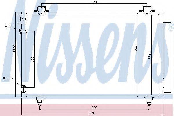 NISSENS 940081 Конденсатор, кондиціонер