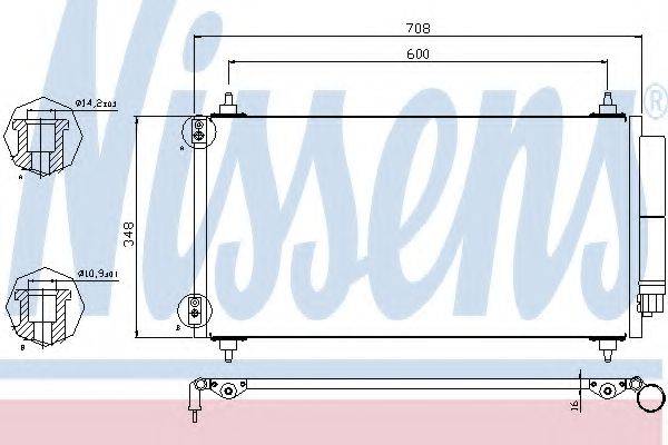 NISSENS 940146 Конденсатор, кондиціонер