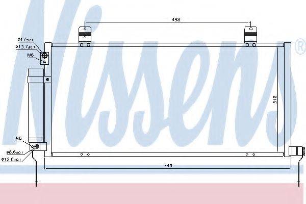 NISSENS 940164 Конденсатор, кондиціонер