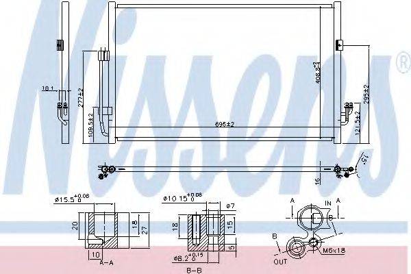 NISSENS 940556 Конденсатор, кондиціонер