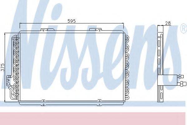 NISSENS 94244 Конденсатор, кондиціонер