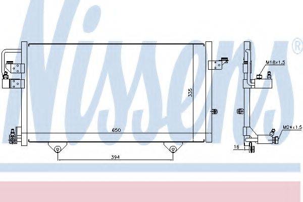 NISSENS 94209 Конденсатор, кондиціонер