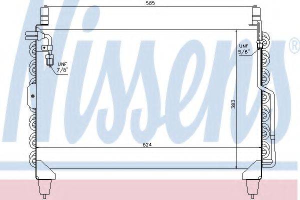 NISSENS 94398 Конденсатор, кондиціонер