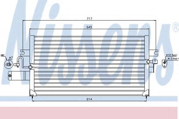 NISSENS 94427 Конденсатор, кондиціонер