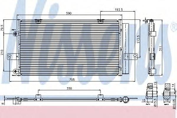 NISSENS 94652 Конденсатор, кондиціонер