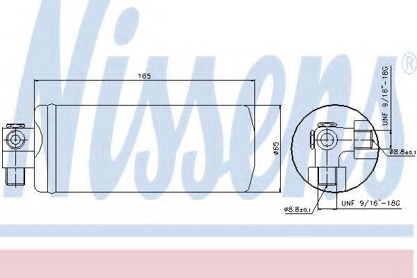 NISSENS 95094 Осушувач, кондиціонер