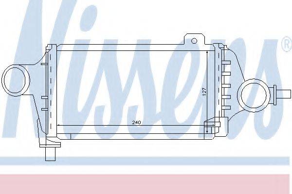 NISSENS 96865 Інтеркулер