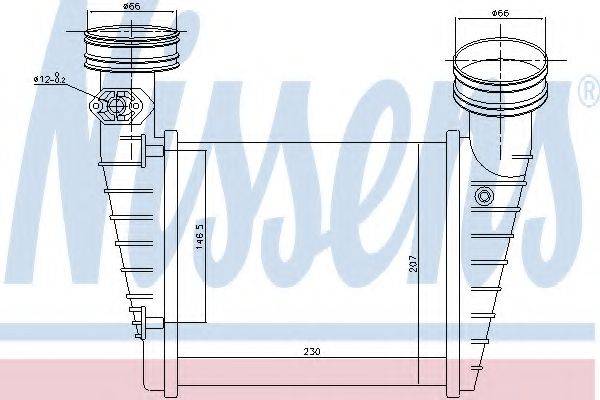 NISSENS 96731 Інтеркулер