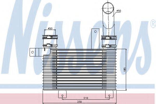 NISSENS 96649 Інтеркулер