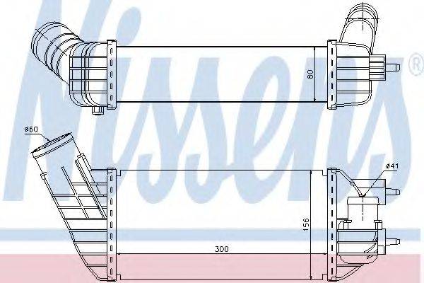NISSENS 96573 Інтеркулер
