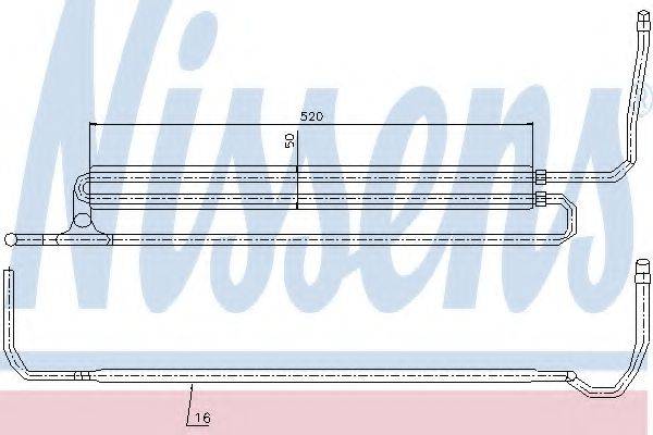 NISSENS 90629 Олійний радіатор, рульове керування
