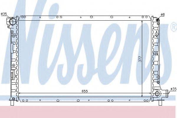 NISSENS 60978 Радіатор, охолодження двигуна