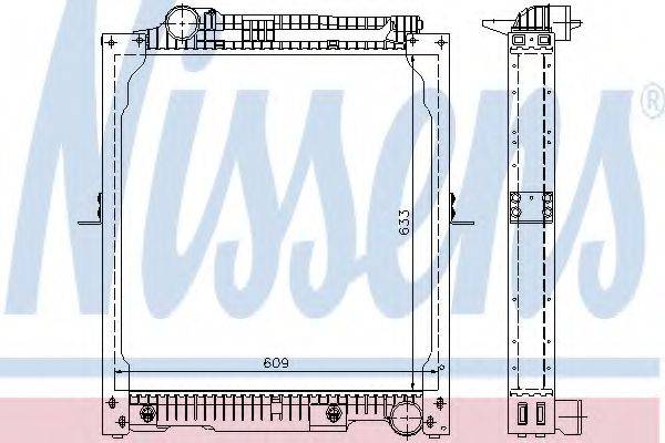 NISSENS 62647A Радіатор, охолодження двигуна