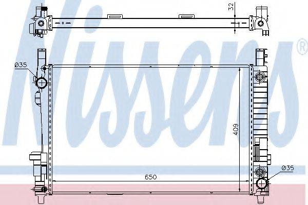 NISSENS 62799A Радіатор, охолодження двигуна