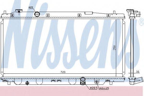 NISSENS 681394 Радіатор, охолодження двигуна