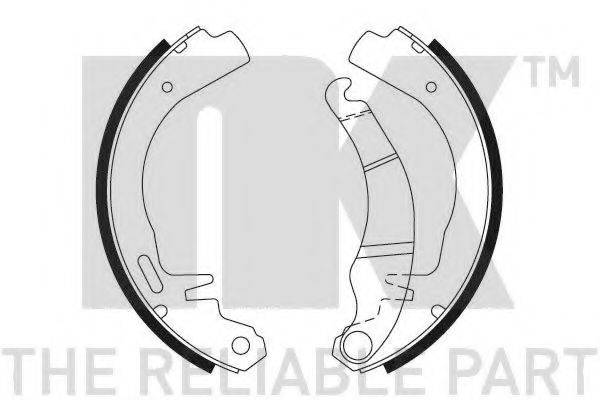 NK 2736223 Комплект гальмівних колодок