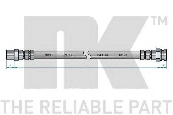 NK 854789 Гальмівний шланг