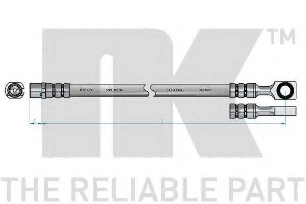 NK 853653 Гальмівний шланг