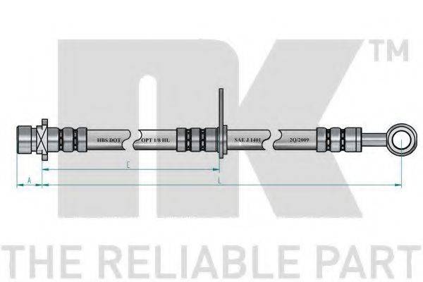 NK 852649 Гальмівний шланг