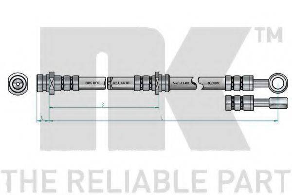 NK 853439 Гальмівний шланг