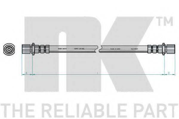 NK 854415 Гальмівний шланг