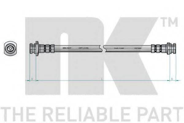 NK 855018 Гальмівний шланг