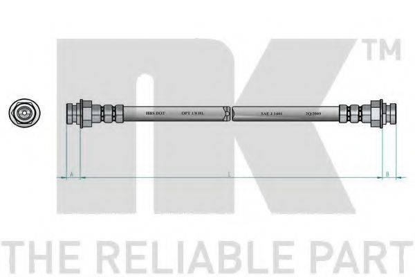 NK 859306 Гальмівний шланг