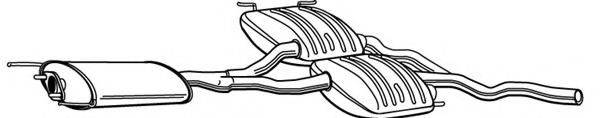 WALKER 21323 Середній глушник вихлопних газів