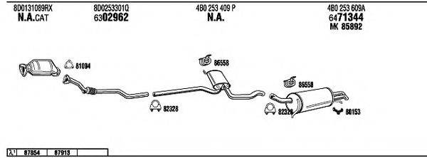 WALKER AD25135 Система випуску ОГ