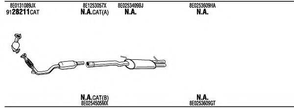 WALKER ADH16339 Система випуску ОГ