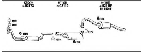 WALKER AR10012B Система випуску ОГ